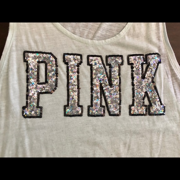 Débardeur Sequin Bling Victoria's Secret PINK - Taille Small, Noir, Neuf Sans étiquette